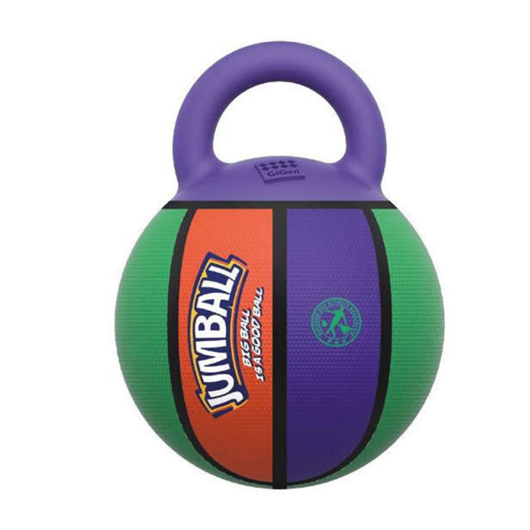 GiGwi Jumball Dog Toy - Basket Ball (with Rubber Handle)