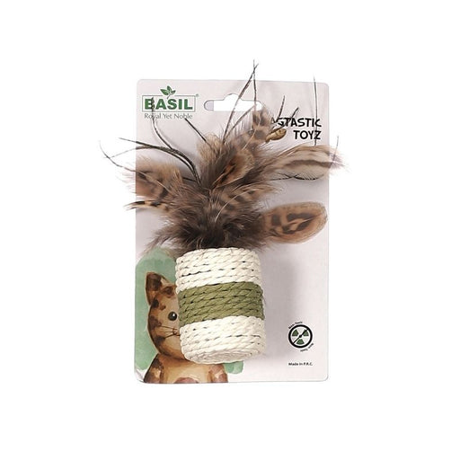 Basil Cat Toys with Sisal Rope and Rattler