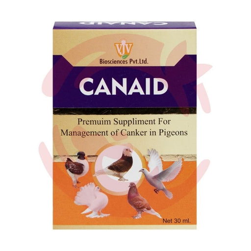 Canaid Premium Supplement for Canker Management in Pigeons (30ml)