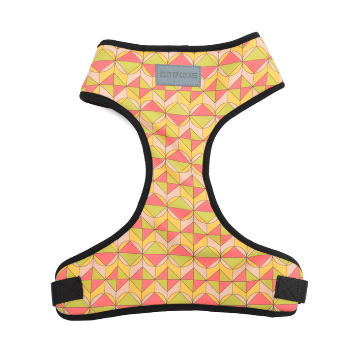 Mutt Of Course Chest Harness for Dogs - Coral Reef