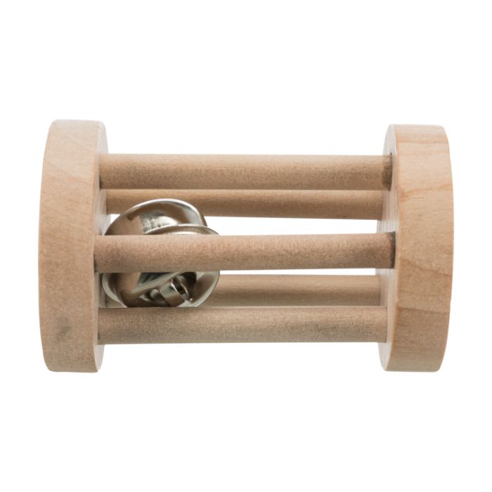 Trixie Cat Toy - Wooden Play Roll with Bell