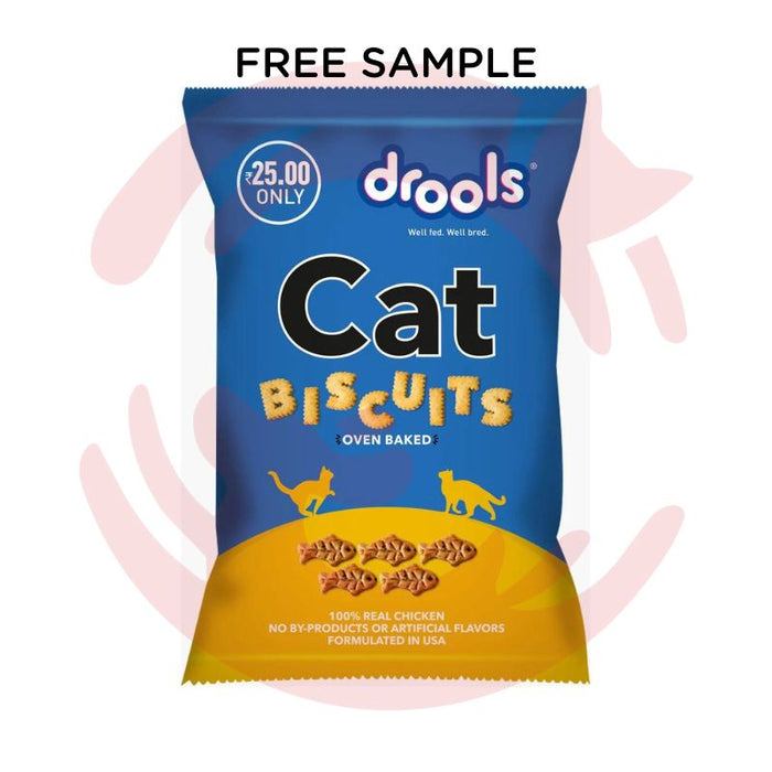 Sample - Drools Cat Treats - Real Chicken Biscuits (40g)