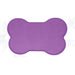 Basil Food Bowl Mat Silicon - Bone Shaped (Assorted Colors)