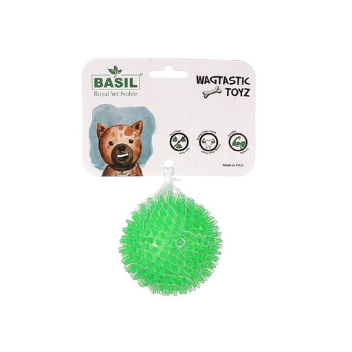 Basil Dog Toys - Spike Squeaky Ball