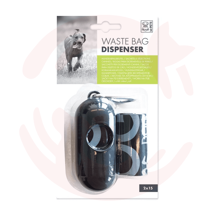 M-Pets Dog Dirt Bag Dispenser - 2x15 pcs (Assorted Colours)