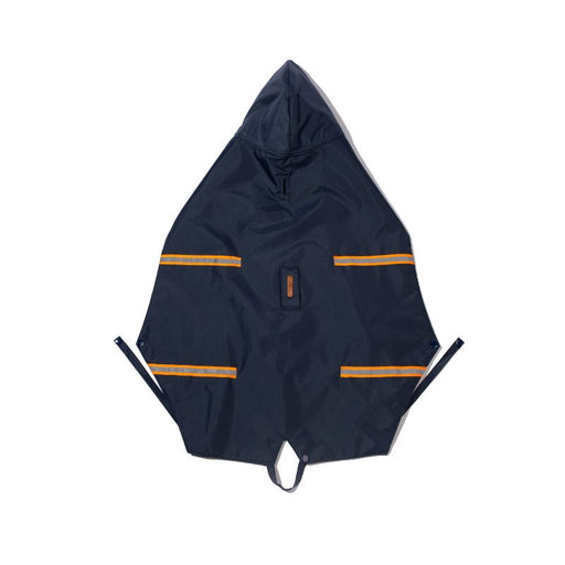 PetWale Raincoats with Reflective Strips for Dogs - Navy Blue