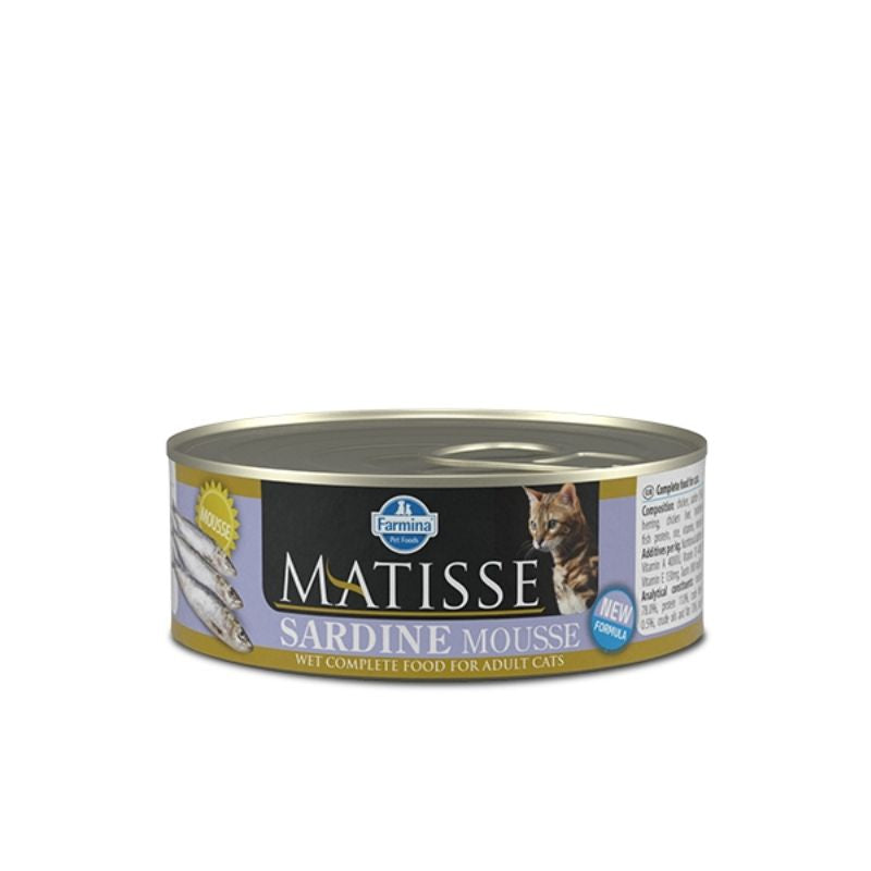 Farmina Wet Food - Matisse Cat Mousse Sardine (12 pcs x 85g)