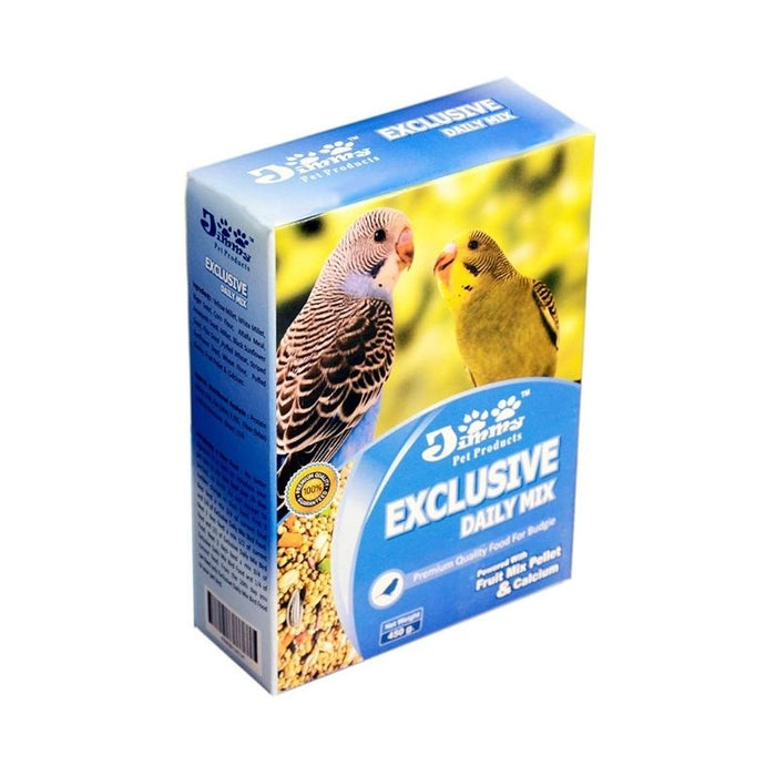JiMMy Exclusive Daily Mix Bird Food for Budgies (450g)