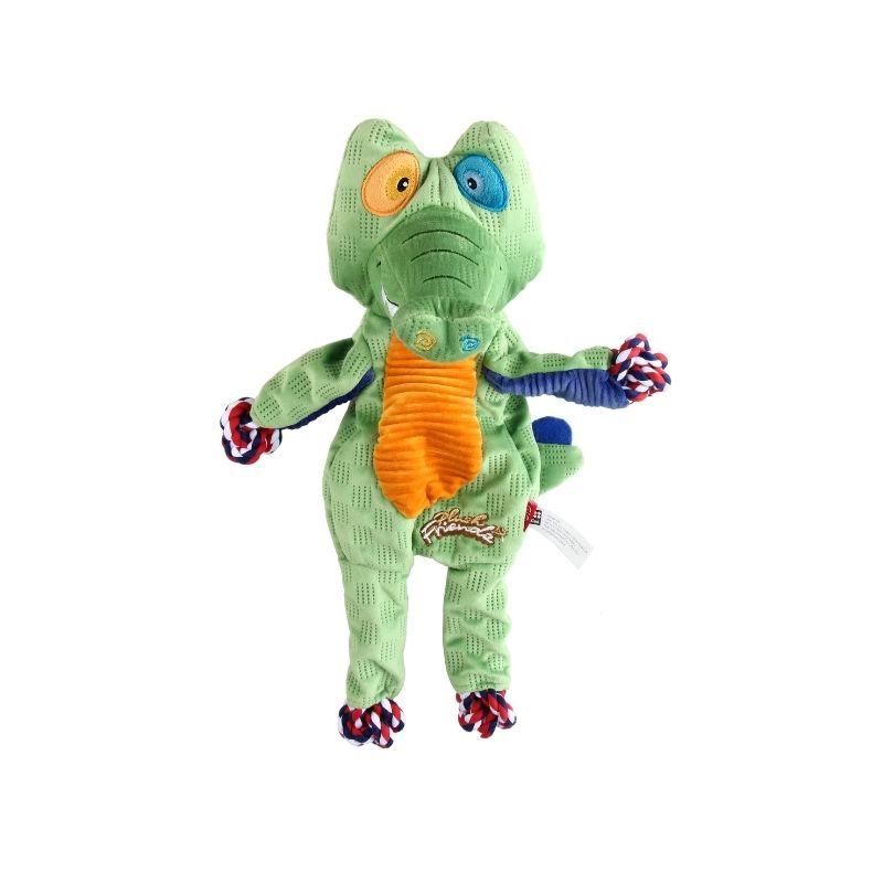 GiGwi Dog Toys - Plush Friendz - Crocodile (Green)