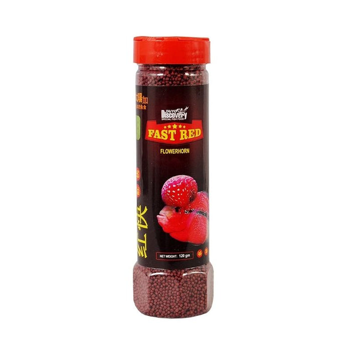 Taiyo Pluss Discovery Fish Food for Flowerhorn - Fast Red (120g)