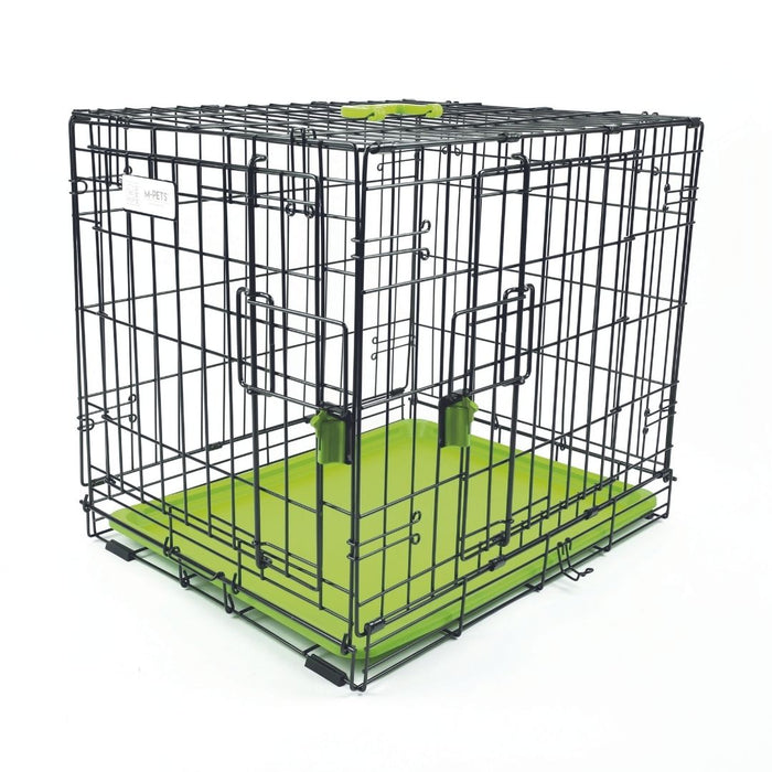 M-Pets Voyager Wire Crate 2 Doors For Cats & Dogs