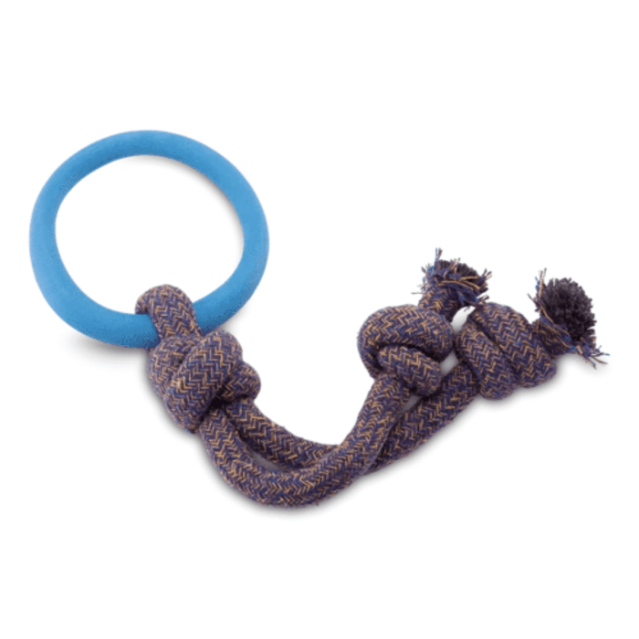 Becopets Dog Toys - Natural Rubber Hoop on Rope