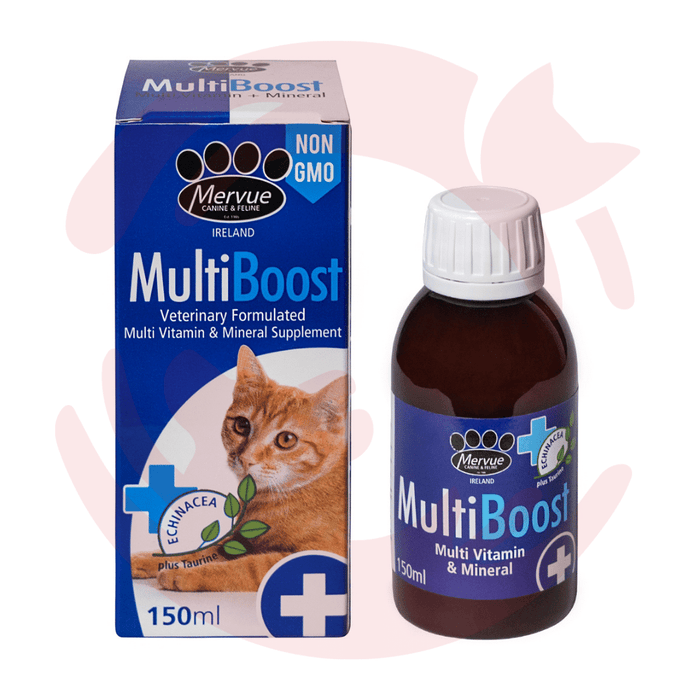 Mervue Supplements for Cats - MultiBoost Liquid (150 ml)