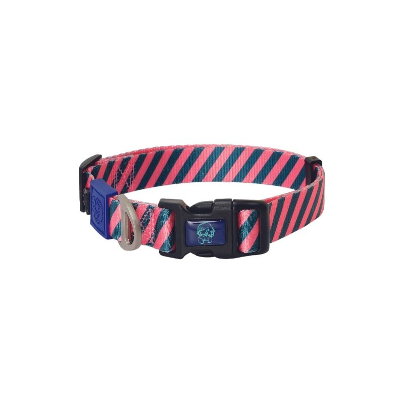 Barkbutler x Whoof Whoof Premium Printed Collar for Dogs - Strawberry