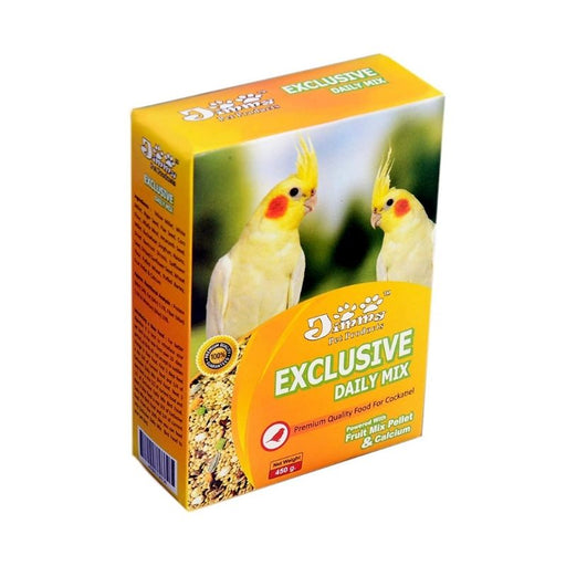JiMMy Exclusive Daily Mix Bird Food for Cockatiels (400g)