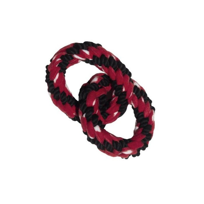 KONG Dog Toys - Signature Rope Double Ring Tug
