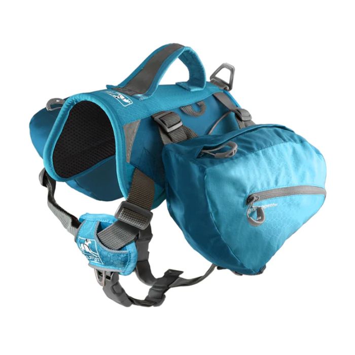 Kurgo Baxter Backpack for Dogs - Outdoor Travel Bag - Coastal Blue