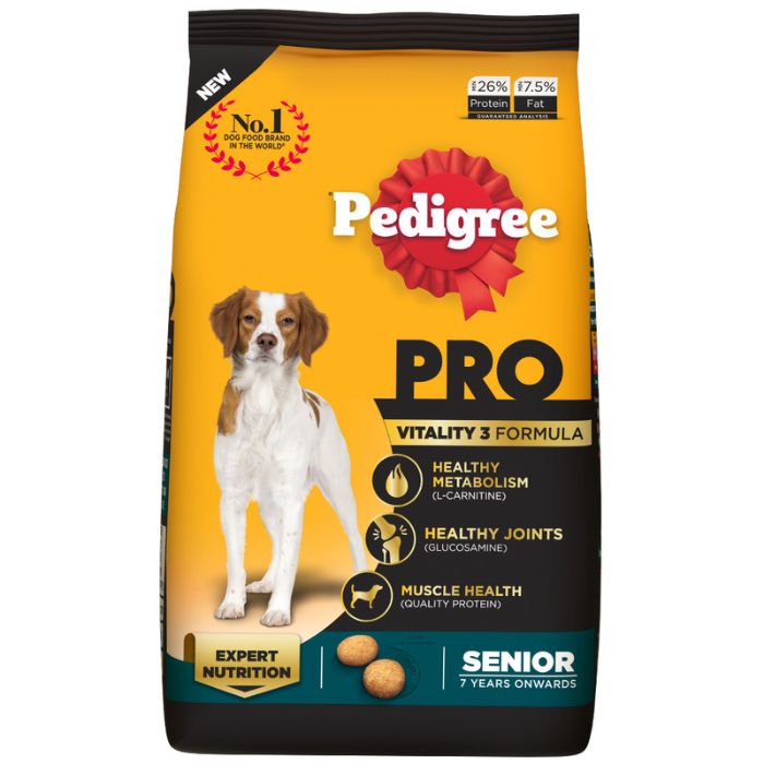 Pedigree PRO Dry Dog Food - Senior Food (7+ years)