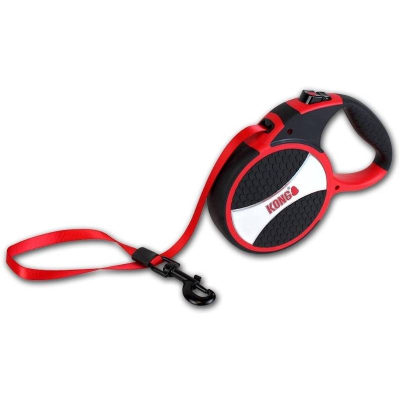 Kong Retractable Leash for Dogs - Explore Red 7.5m (Large)