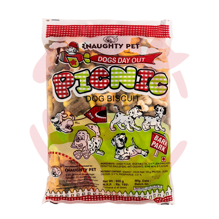 Naughty Pet Dog Treats - Picnic Biscuits (800g)