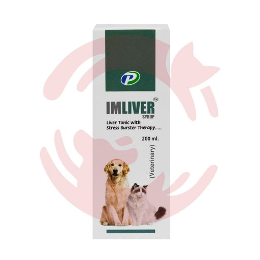 Petsan IMLIVER Liver Tonic with Stress Buster Therapy Syrup for Dogs and Cats (200ml)