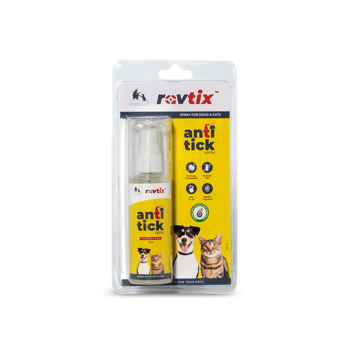 Wiggles Ravtix® Anti Tick Spray for Cats & Dogs (100ml)