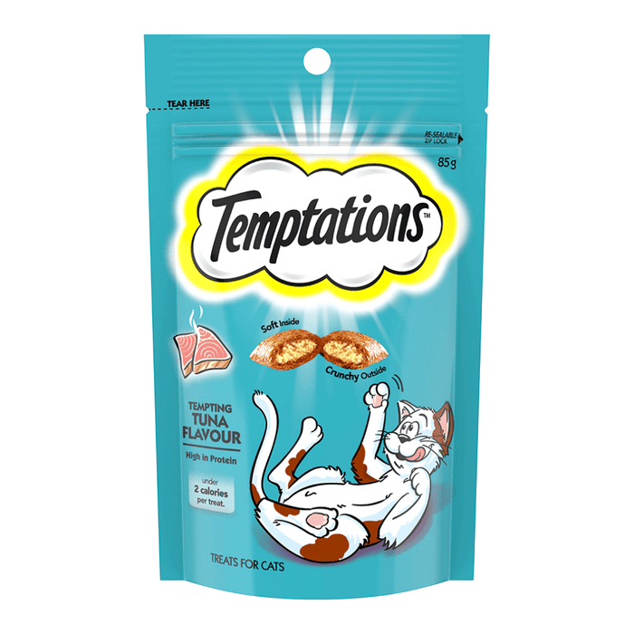 Temptations Cat Treats - Tempting Tuna Flavor - 85g