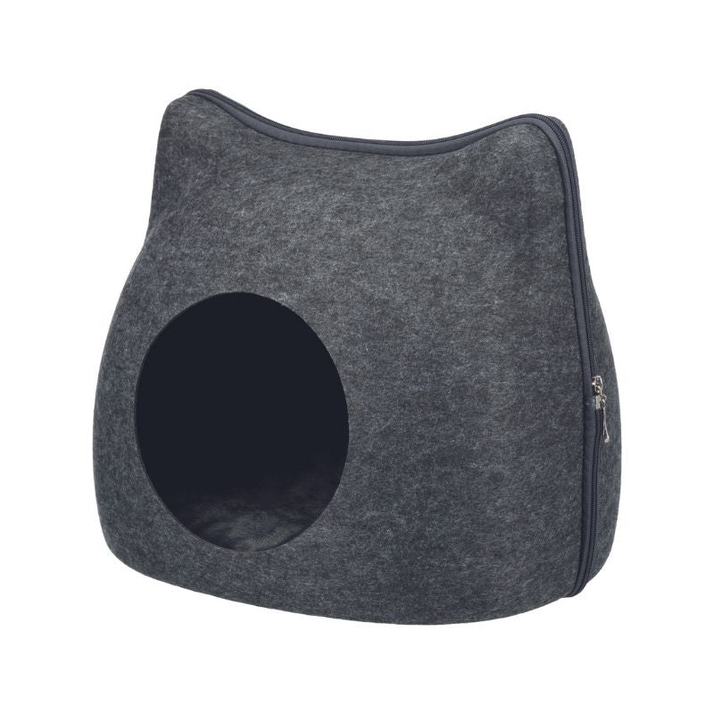 Trixie Beds for Cats - Cat Cuddly Cave (Anthracite)