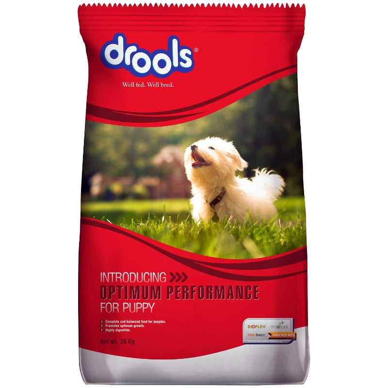 Drools Dry Dog Food for Puppies Optimum Performance - Chicken (20kg)