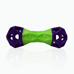 Basil Dog Toys - Squeaky Dumbbell With Treat Dropper