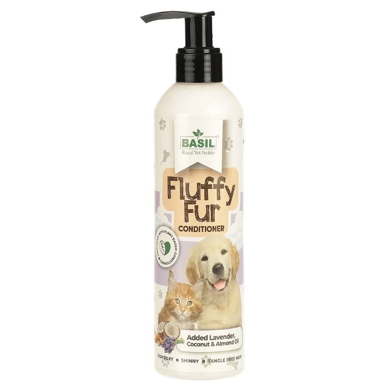 Basil Fluffy Fur Pet Conditioner for Dogs and Cats (300ml)