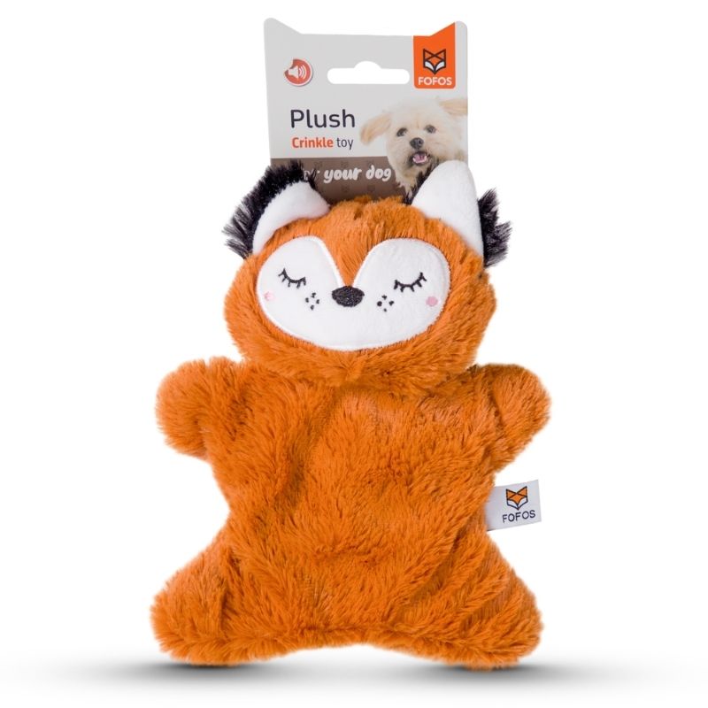FOFOS Dog Toys - Glove Plush Fox