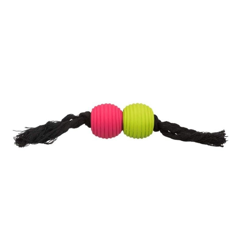 Trixie Dog Toys - Playing Rope with Balls