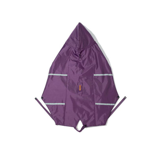PetWale Raincoats with Reflective Strips for Dogs - Purple