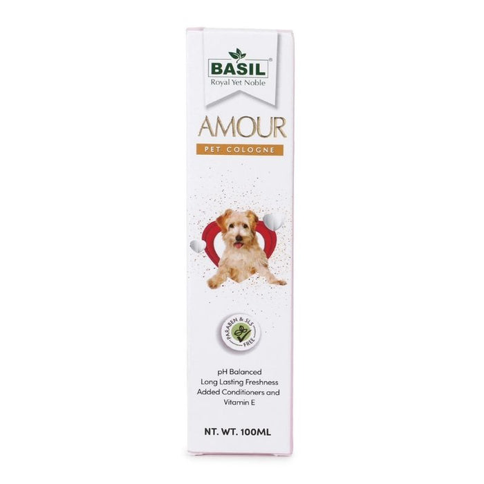 Basil Pet Cologne for Dogs - Amour (100ml)