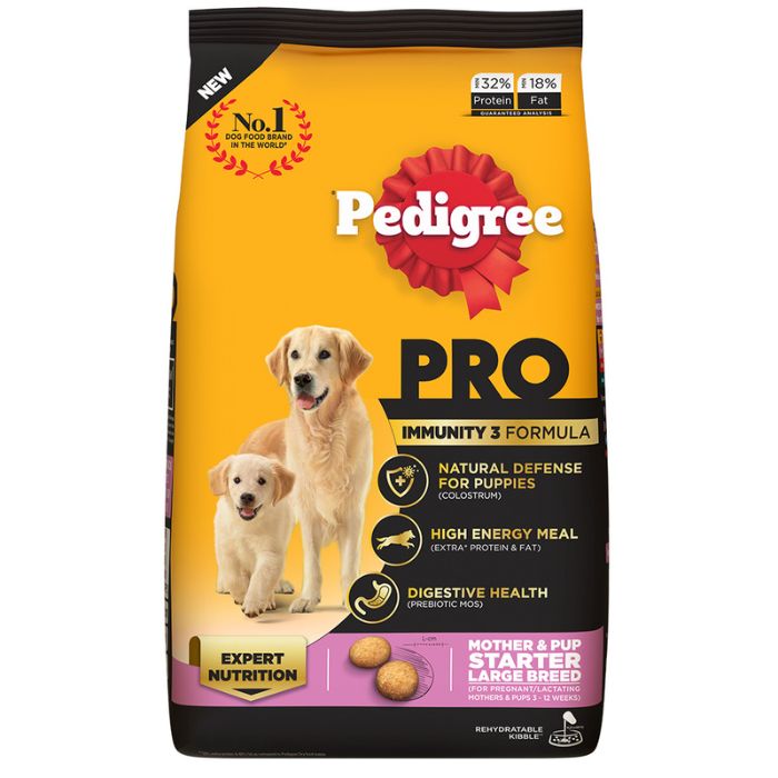 Pedigree PRO Dry Dog Food - Lactating/Pregnant Mother & Pup (3-12 Weeks) Large Breed