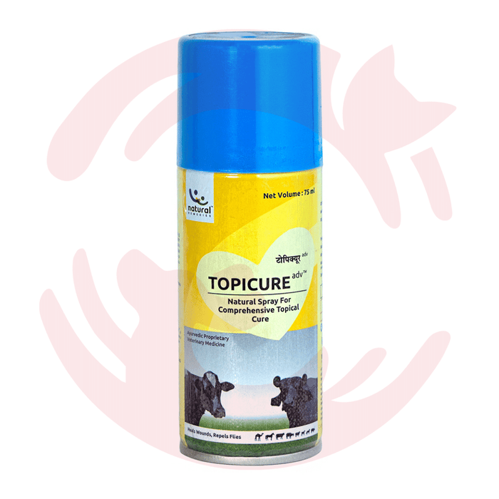 Natural Remedies Topicure Pet Wound Healing Spray for Dogs (100ml)