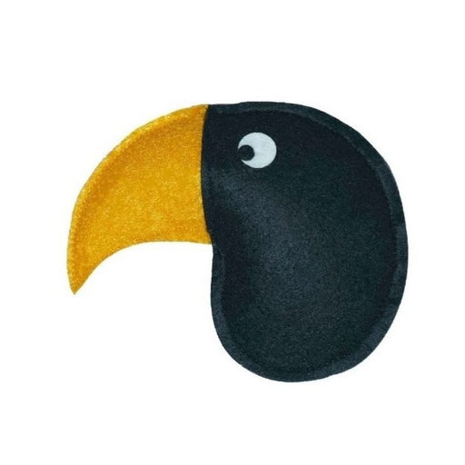 Hriku Cat Toys - Bird Toy with Catnip (Black)