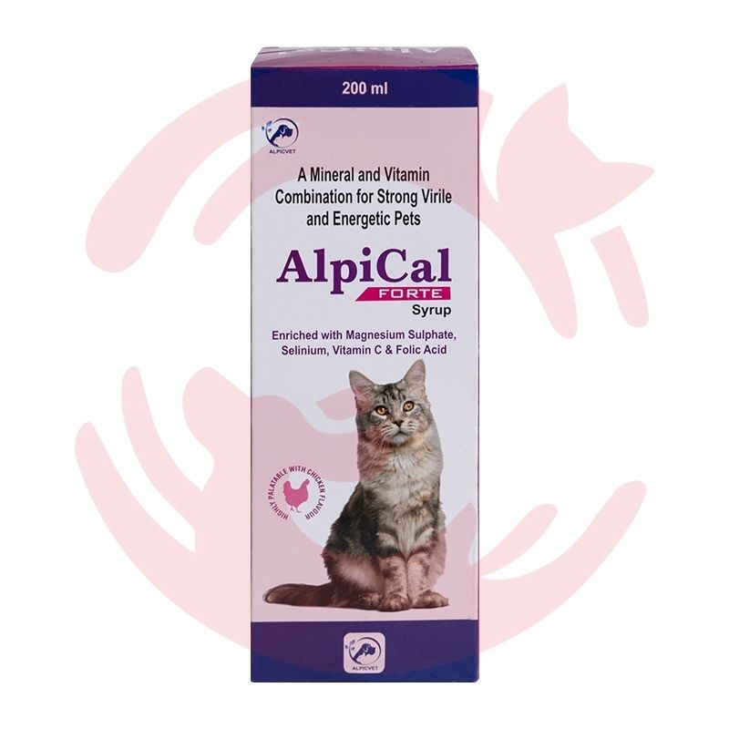 Alpicvet AlpiCal Forte Syrup for Dogs and Cats (200ml)