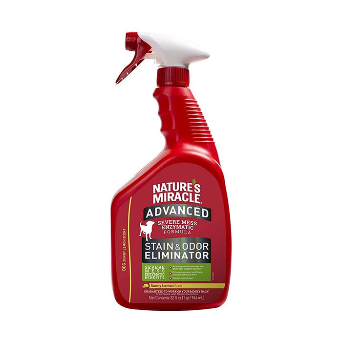 Nature’s Miracle Advanced Stain & Odor Remover for Dogs (32oz / 946ml)