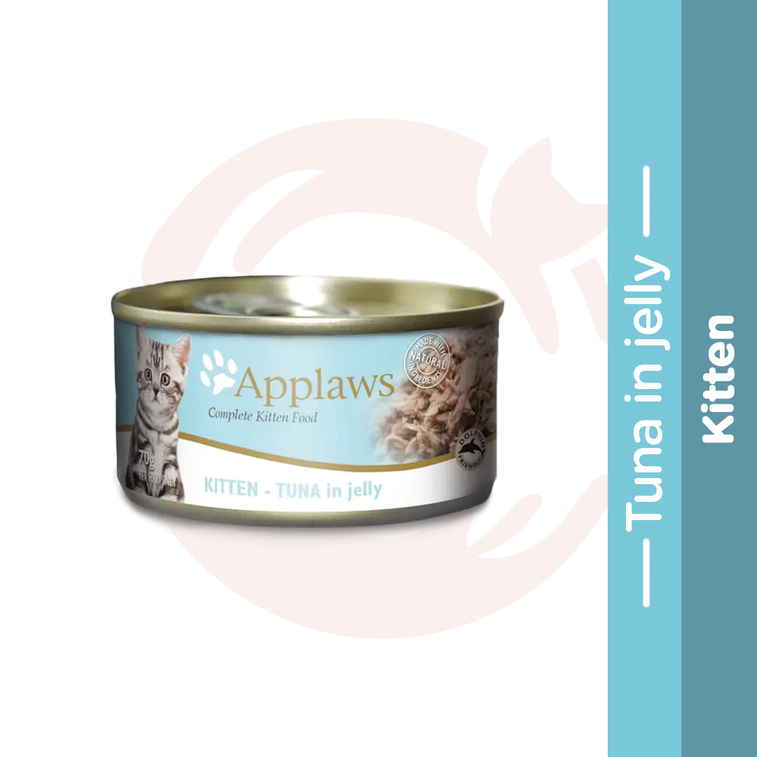 Applaws Wet Cat Food for Kittens - Tuna in Jelly (70g x 12 Cans)