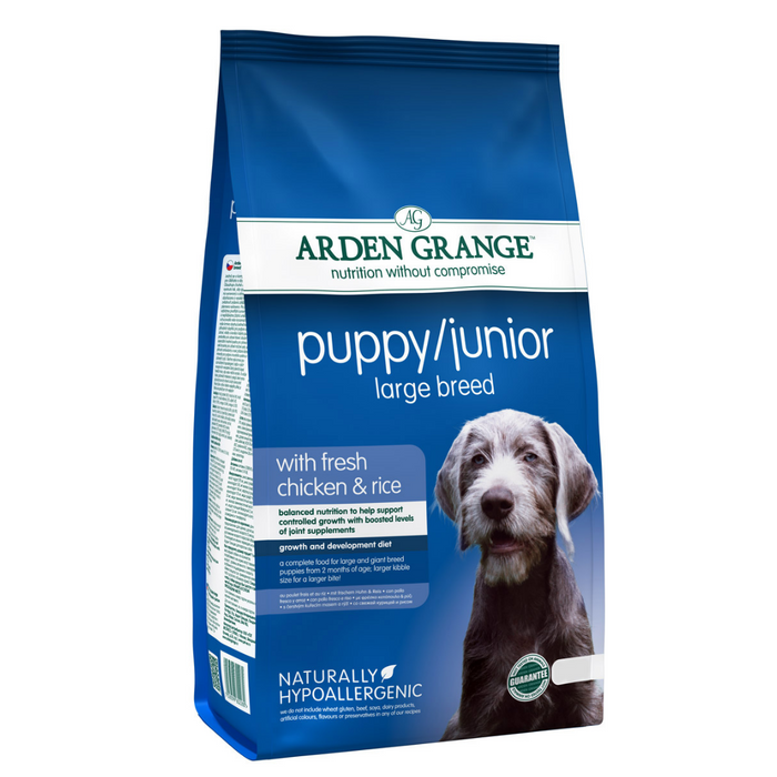 Arden Grange Puppy/Junior (Large Breed) Dry Dog Food - Fresh Chicken & Rice