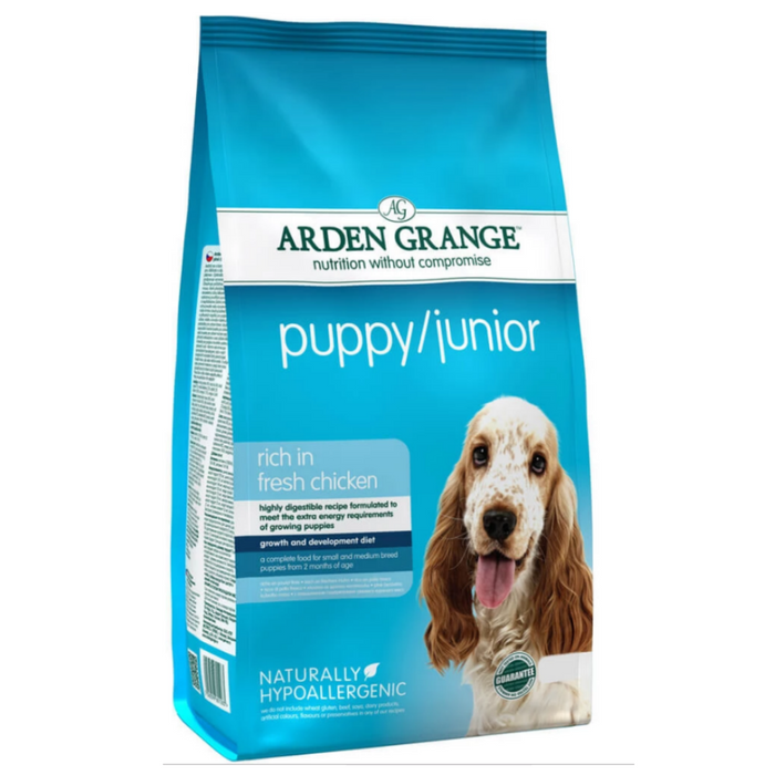 Arden Grange Puppy/Junior (Small/Medium Breed) Dry Dog Food - Fresh Chicken