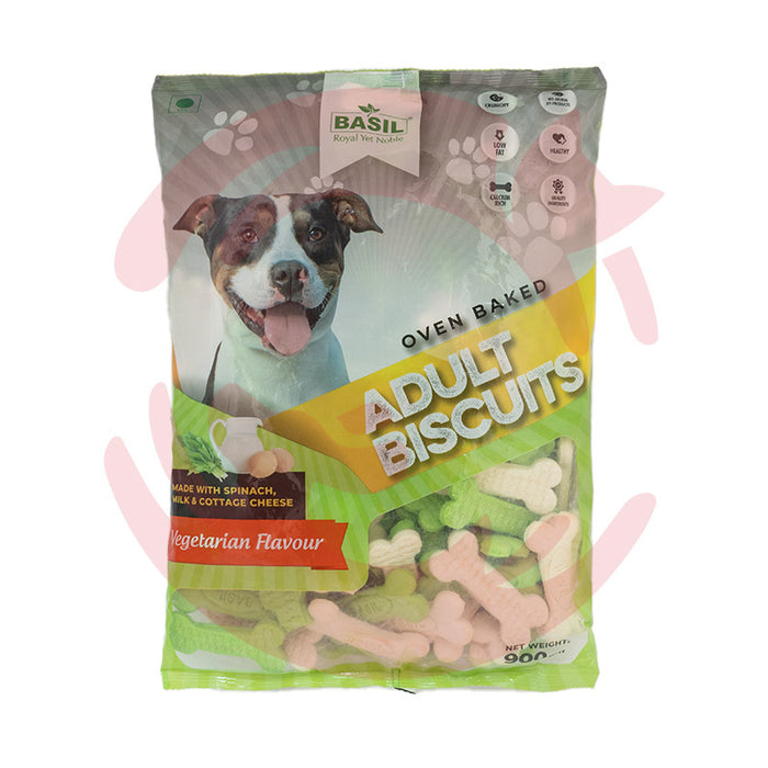 Basil Dog Treats - Bone Shaped Veg Biscuits (900g)