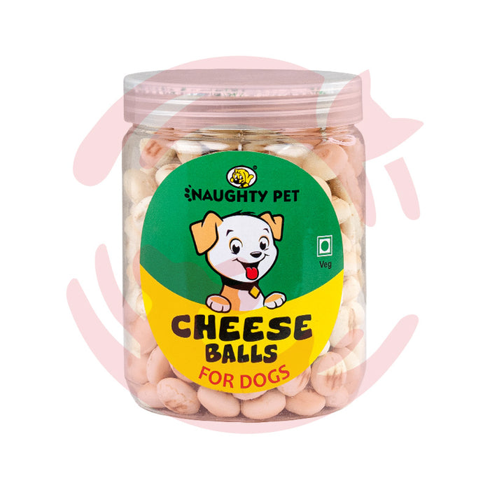 Naughty Pet Dog Treats - Cheese Balls Jar (300g)