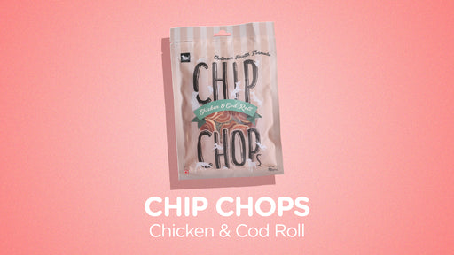 Chip Chops Dog Treats - Chicken & Codfish Rolls