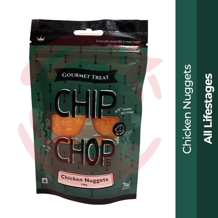 Chip Chops Dog Treats - Gourmet Chicken Nuggets (100g)