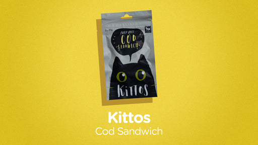 Kittos Cat Treat - Cod Sandwich (35g)
