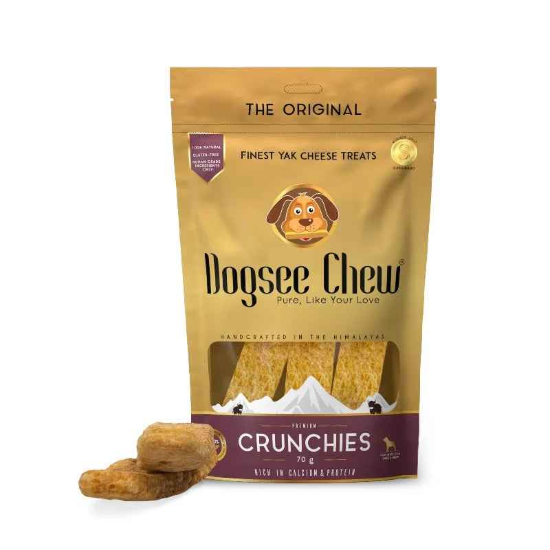 Dogsee Chew - Dental Treats for Puppies and Small Dogs - Crunchies