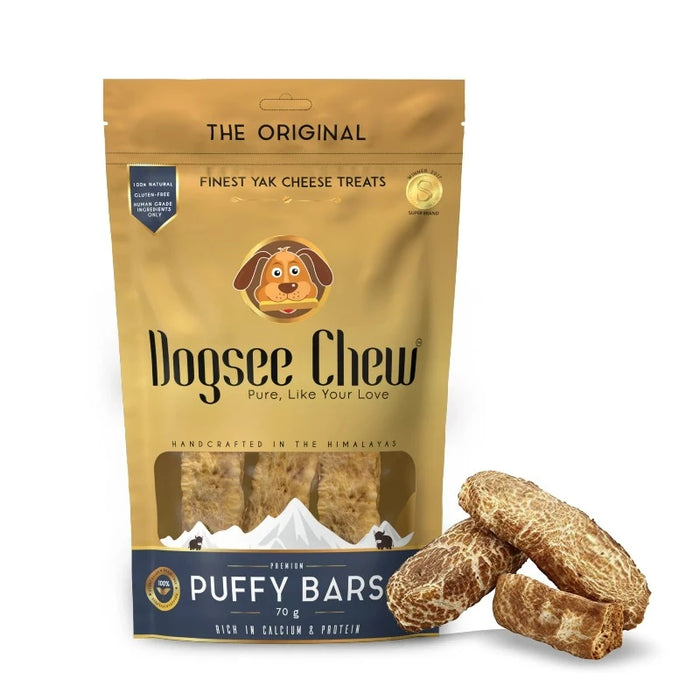 Dogsee Chew - Soft Dental Treats Puffy Bars For Senior Dogs